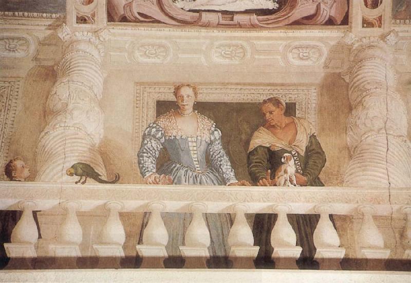Paolo Veronese Giustiana Barbaro and her Nurse China oil painting art